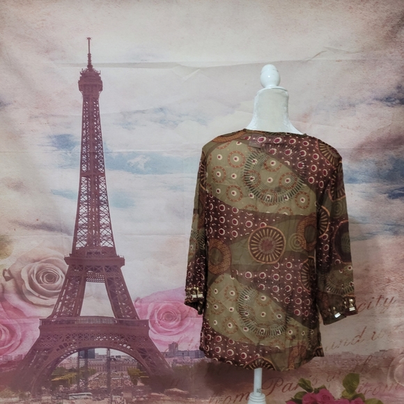 ⭐️ Units see through blouse tunic - Picture 5 of 8